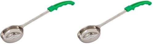 Cucharas acero inox 4oz verde plata/verde set 2