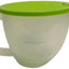 8 Tazas Medidoras Transparente y Verde