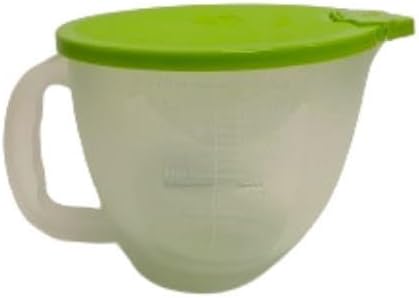 8 Tazas Medidoras Transparente y Verde