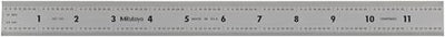 Regla acero inox 12pulg 3/64 pulg espesor cromo satinado