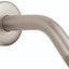 Brazo ducha moderno 6pulg níquel cepillado para pared