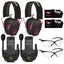 2 Pzas Auriculares para Disparo con Walkie Talkie y Gafas