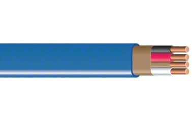 Cable cobre tipo NM-B 14/3 25pies 3 conductores azul
