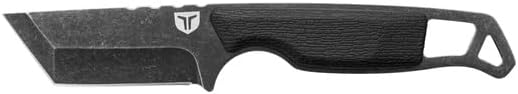 Cuchillo EDC TraxGrip 2.92" corte diario clip negro