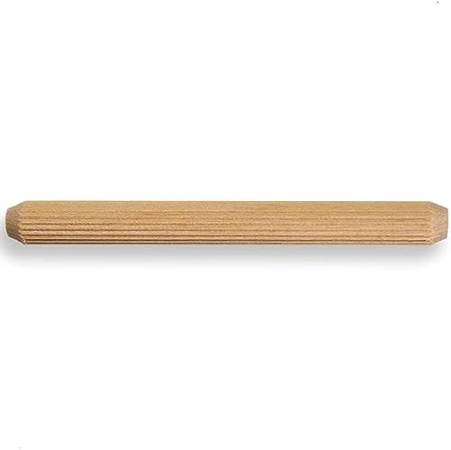 Pasadores madera estriada 1/4x2 pulg paquete 50