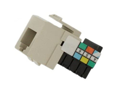 Conector QuickPort almendra clara
