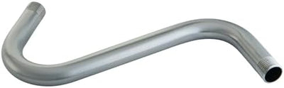 Brazo ducha forma S níquel cepillado 8.75x8.25x1