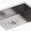 Fregadero cocina 24pulg acero inox