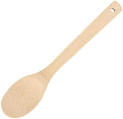 Juego utensilios cocina madera/bambú 12pulg