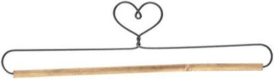 Corazón soporte clavijas manchadas 12"