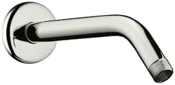 Brazo ducha moderno níquel pulido para pared