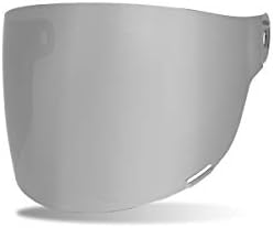 Protector facial plano pestaña marrón iridio plateado