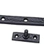 Marco ventana hierro fundido 10.5" 4 Pzas negro mate