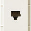 Gato de teléfono Lutron SC-PJ-BI satinado