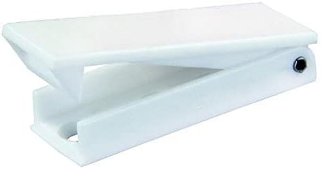 Tope puerta cuadrado color blanco
