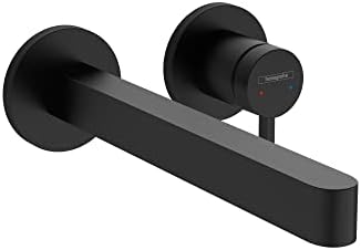 Grifo lavabo baño 1.2 GPM negro mate