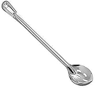 Cuchara acero inox ranurada NSF 18pulg
