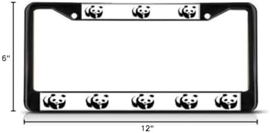 Cubierta placa matrícula marco oso panda