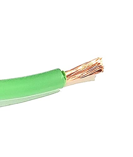 Cable MTW 8 AWG cobre trenzado verde 80pies