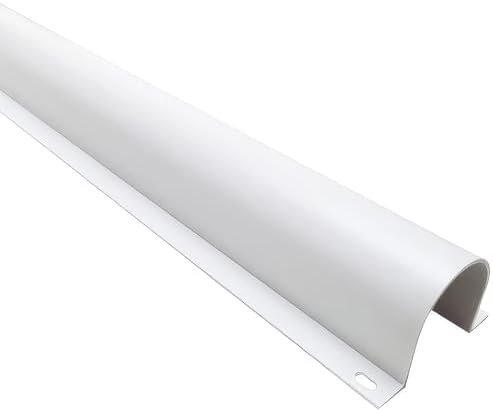 Guarda cables plástico 1/2" con cubierta 58" Blanco