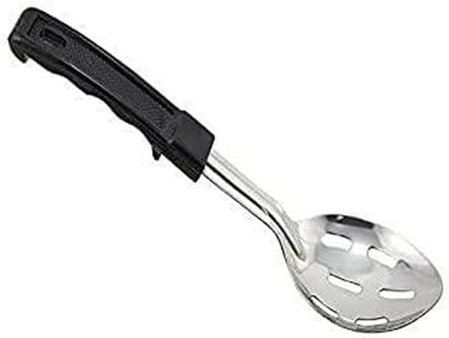 Cuchara acero inox ranurada 11pulg NSF