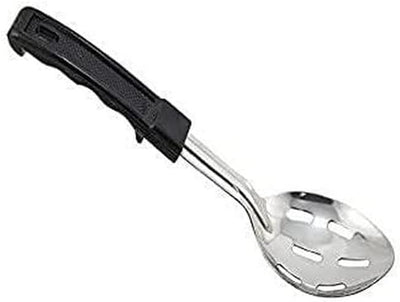 Cuchara acero inox ranurada 11pulg NSF
