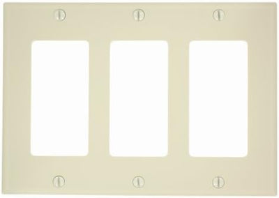 Placa GFCI termoestable para pared tamaño estándar marfil