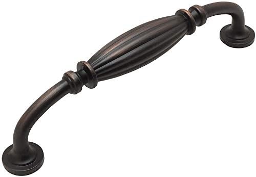 10 Tiradores Bronce Aceitado Estilo Rústico 5"