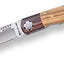 Cuchillo bolsillo mango olivo virola palisandro 3.14pulg
