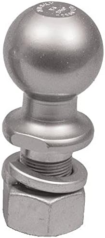 Bola enganche remolque acero macizo cromado 2x1x2-1/8