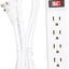 Cargador múltiple 6 salidas enchufe ángulo derecho 5ft