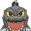 Llavero Godzilla PVC suave multicolor