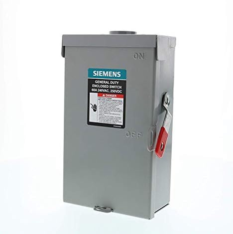 Interruptor seguridad 3p 60a 240v exterior fusible