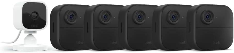 Cámara seguridad exterior Mini comp Alexa 5 en 1 Blanco