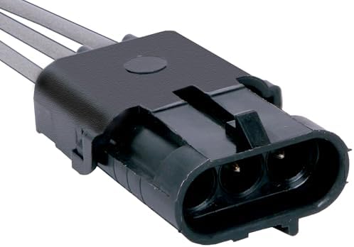 Conector 3 vías macho negro multiusos coleta