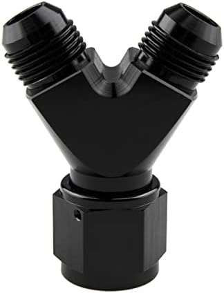 Conector adaptador manguera aluminio negro