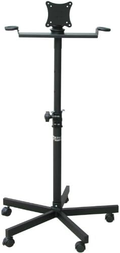 Soporte monitor movil inclinable 5 ruedas universal