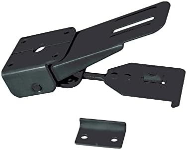 Pestillo plegable autocaravana negro