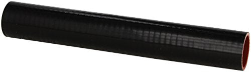 Manguera silicona reforzada 4 capas 12" 1-1/2" negro