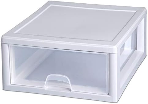 Cajón apilable transparente 16qt