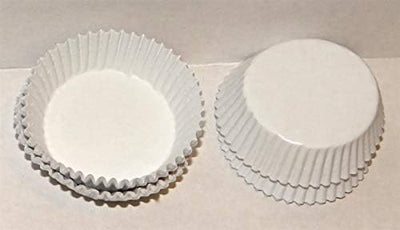 Tazas papel blanco para dulces 1000 pzas