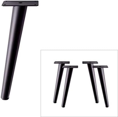 Set 4 Patas de Metal Inclinadas para Mesas de Cocina