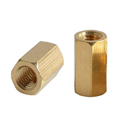 100 Pzas Separadores Hexagonales Latón M3 0.433pulg