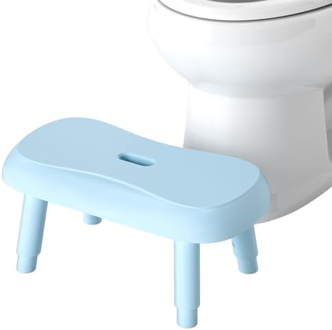 Taburete inodoro ajustable 6.7-9pulg antideslizante