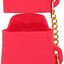 Funda silicona remoto llavero Porsche 3 botones rojo