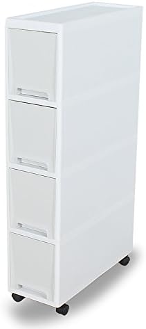 Carrito almacenamiento cocina 7.1" estante plástico cajones