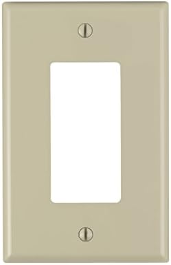 Placa de pared nailon 1-Gang Midway paquete 10