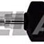 Calibrador digital doble cabezal aire giratorio Negro/Plata