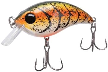 Señuelo Squarebill ATV 1.5 con ganchos Mustad Rootbeer Craw
