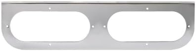 Soporte L acero inox 2 orificios ovalados para luces